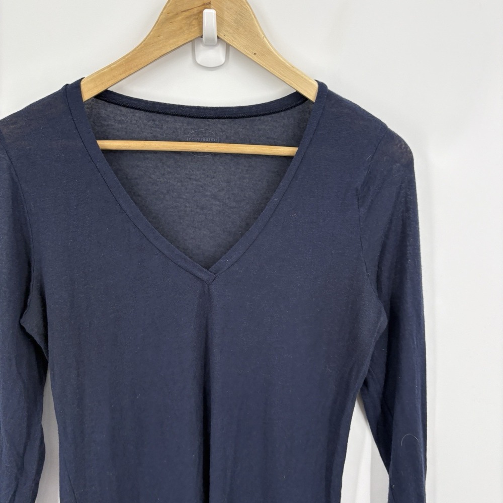 Intimissimi Ultralight With Cashmere Top Large Sheer Layering Soft Stretch - Picture 3 of 8